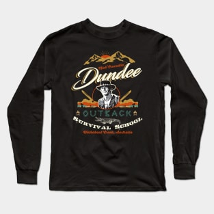 Crocodile Dundee Outback Survival School Long Sleeve T-Shirt